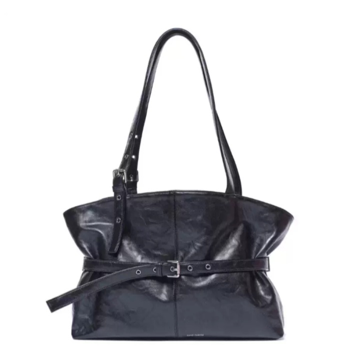 Ond Samooh estilo coreano de moda de mujer brazo locomotora bolso de hombro bolso ajustable de bolsillo