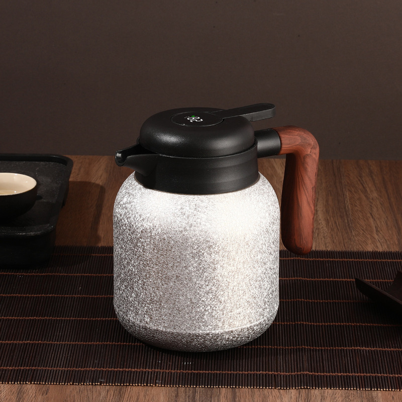 保温ポット軽チタンアルカリ水筒ハンドル付きコーヒーポット家庭用茶水分離退屈ポット煮込みティーポット保温カップ退屈|undefined