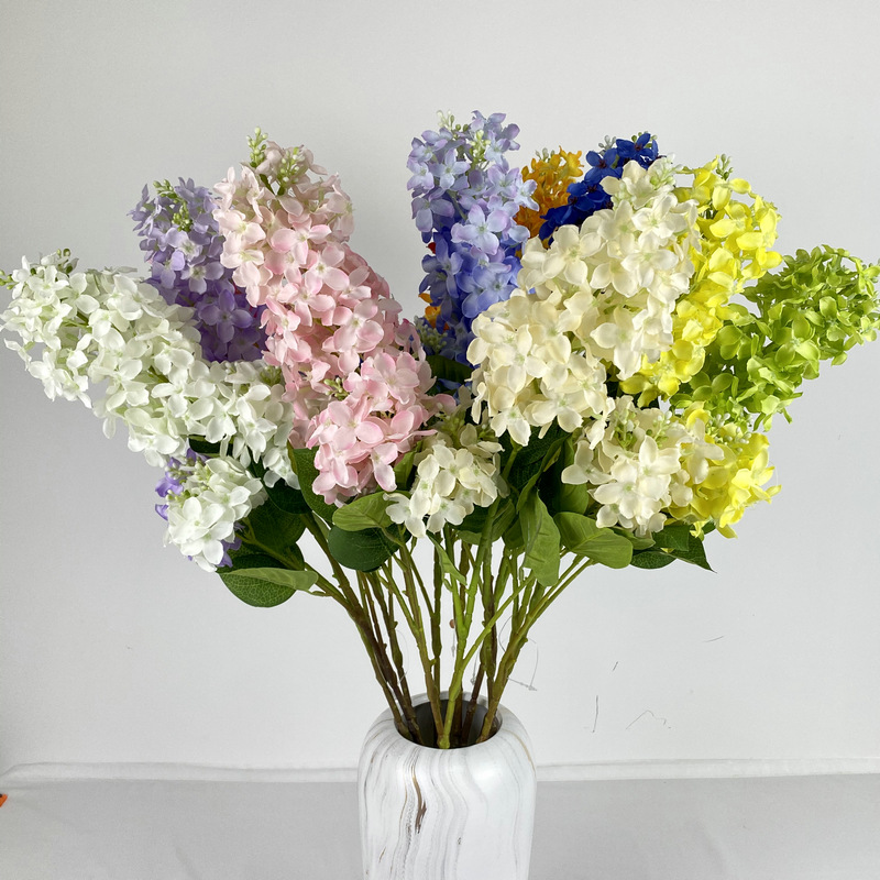 라일락 꽃 시뮬레이션 꽃 사진 소품 결혼식 장소 인공 꽃 장식