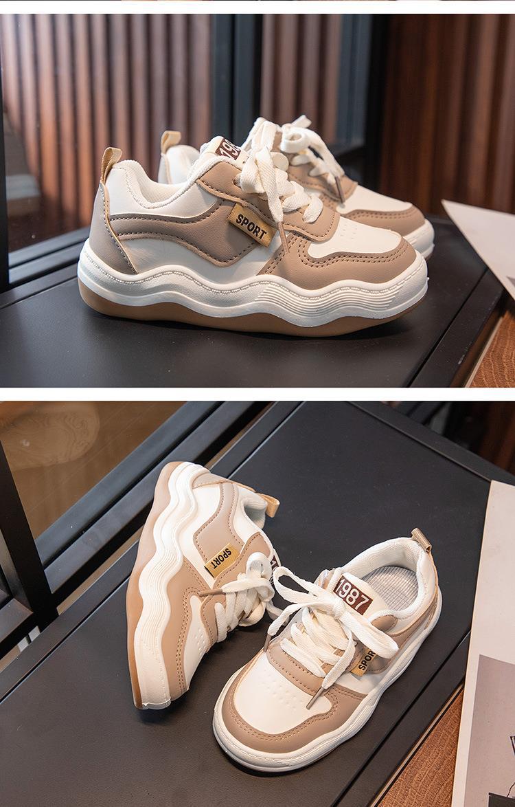 Children's Sports Shoes 2023 New Spring and Autumn Boys' Board Shoes Girls' Breathable Casual Shoes Middle and Big_voghion.com