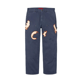Old English Canvas Double Knee Painter Pant 刺绣帆布牛仔裤
