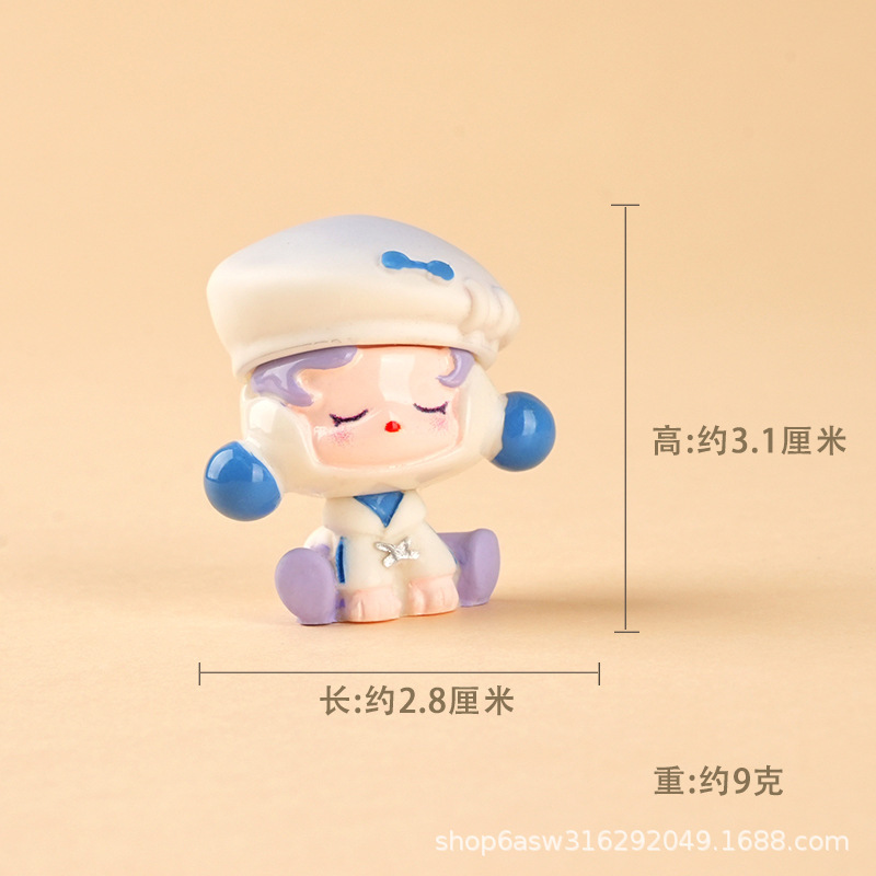 平安フルーツシリーズライブブロードキャスト人気デスクトップアクセサリー DIY トレンディな樹脂装飾品漫画人形クリエイティブ小さなギフト|undefined
