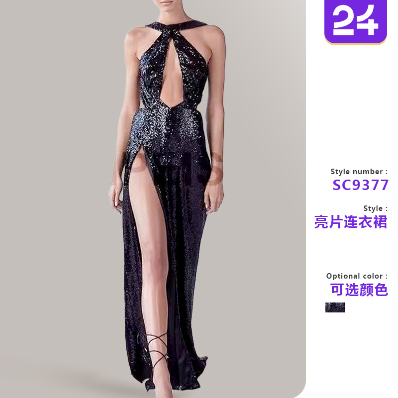 summer black sexy dress sleevless