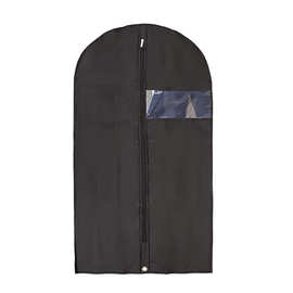 厂家定制西装袋黑色无纺布西装套加厚加大衣服防尘袋全新料防尘罩