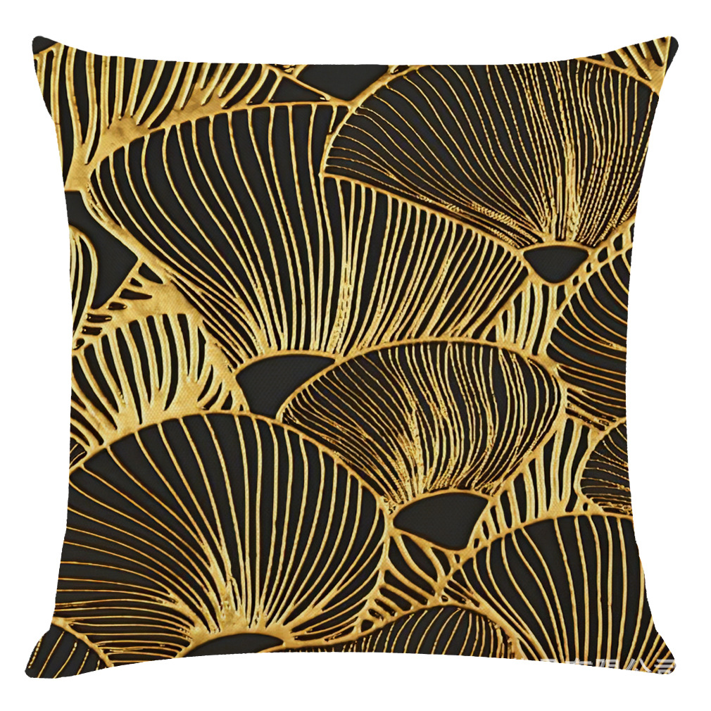 亚马逊 eBay 跨境艺术几何图案棉麻抱枕套 汽车靠垫 午睡抱枕靠垫