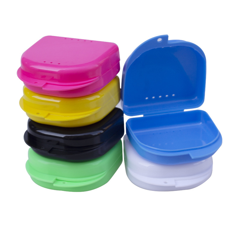 Dental material Oral corrector de dientes tirantes caja de almacenamiento de dientes caja de retención de ortodoncia caja de colocación