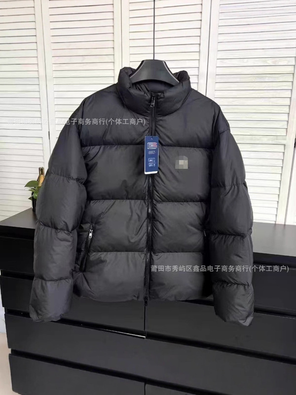 莆田纯原 MLB洋基队羽绒服日常通勤宽松立领面包服男女款百搭外套|undefined