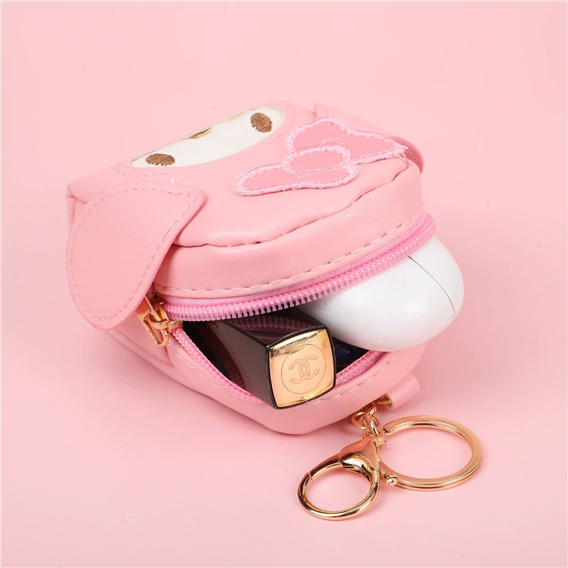 Wallet, cartoon small handheld backpack, waterproof key bag