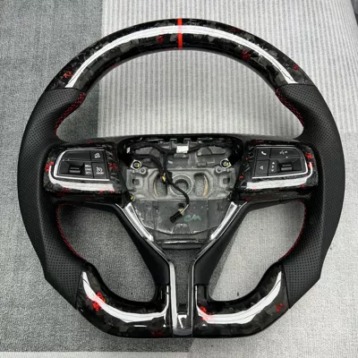 Carbon Fiber Flat-Bottom Steering – Steering wheel