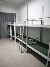 上下铺铁架床学生双层加宽公寓床员工宿舍高低床隔离铁床大量现货