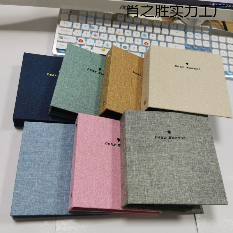 Альбом для карточек из хлопка и льна, фотоальбом Polaroid с отрывными листами, альбом для идолов, фотокарточка из фильма, альбом для промежуточного хранения