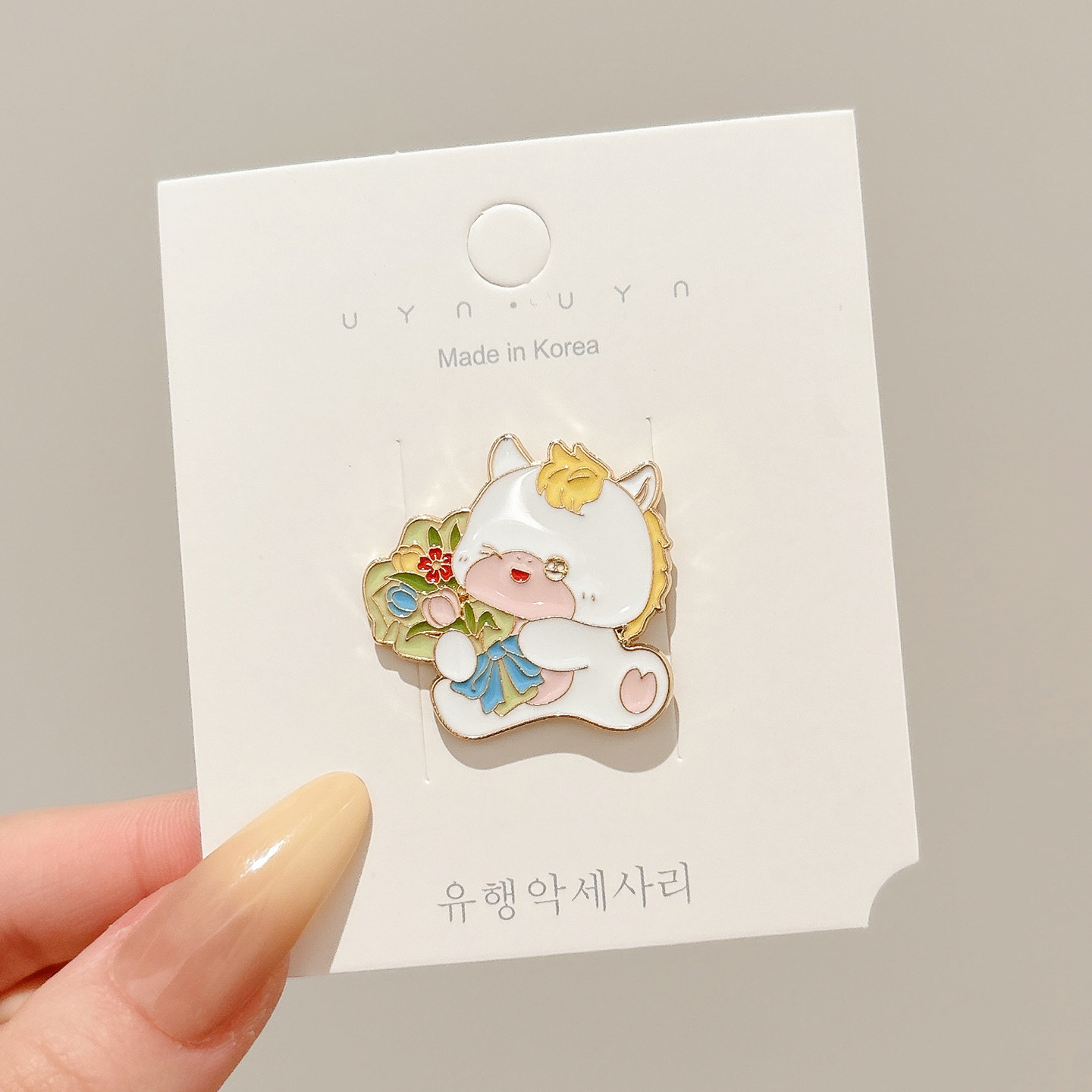 2026 Año Nuevo Zodiaco Año del Caballo Año de la Vida Broche Mujeres lindos dibujos animados insignia metálica ropa fija pin accesorios