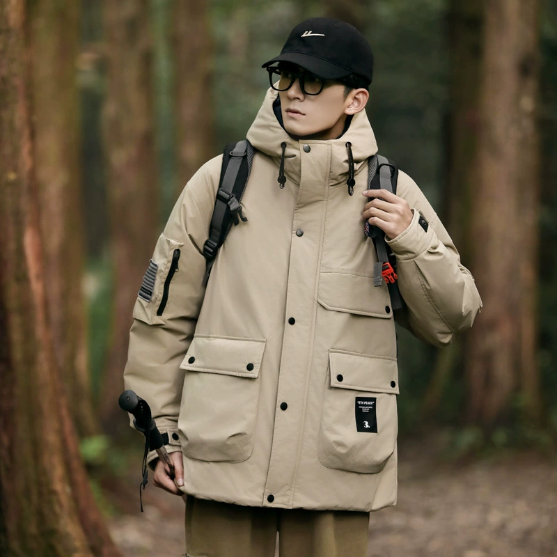 Пуховик мужской большой размер зимой очень холодно, тепло и утолщение