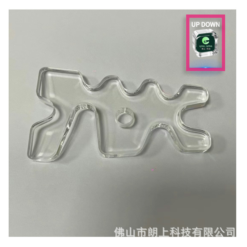 亚克力透明九球杆架杆头135MM升级版架杆器桌球台球用品鹿角架A