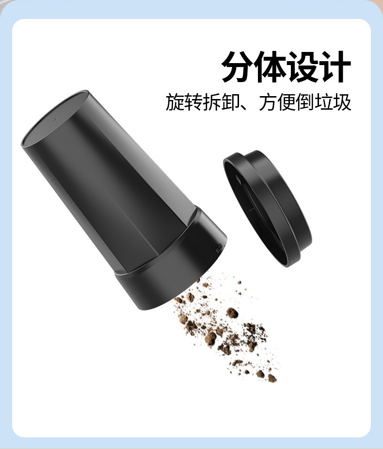 Car trash can waterproof cup-shaped storage box in-car center console mini multi-functional push-open lid storage box