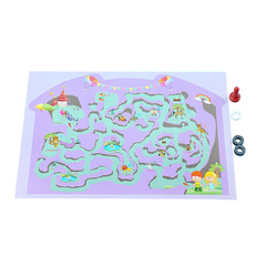 Magnet maze, technology, small production, small experiments, educational toys, popular science, children's diy handmade creative early education