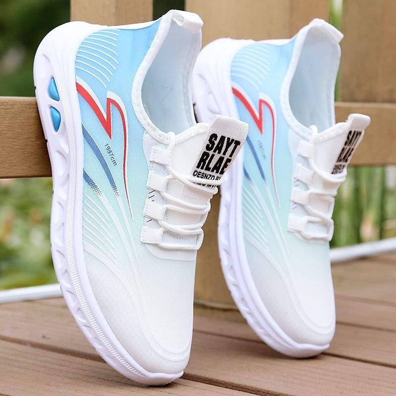 Primavera y otoño zapatos de hombre nuevos zapatos de coco de malla de hombre zapatos deportivos de tendencia antiolor zapatos de malla transpirables zapatos de hombre guapo
