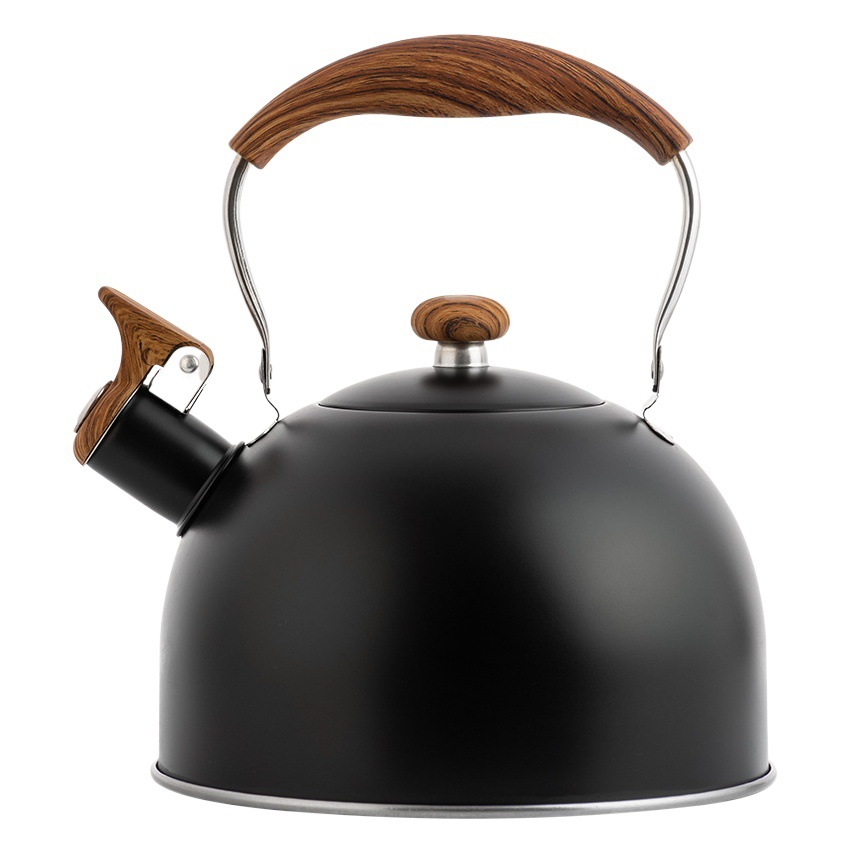 Amazon hervidor de silbato transfronterizo Amazon Negro silbato hervidor Deseo café té hervidor de agua hirviendo 5L