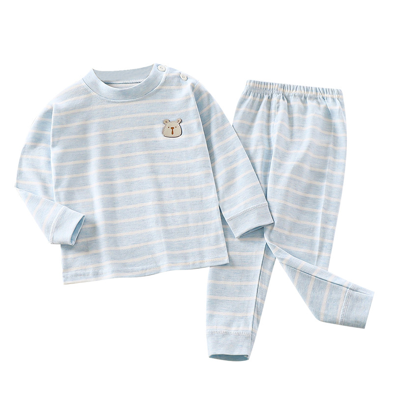 Otoño chaqueta infantil pantalones de otoño ropa interior de algodón bebé ropa interior de algodón jacquard algodón colorido