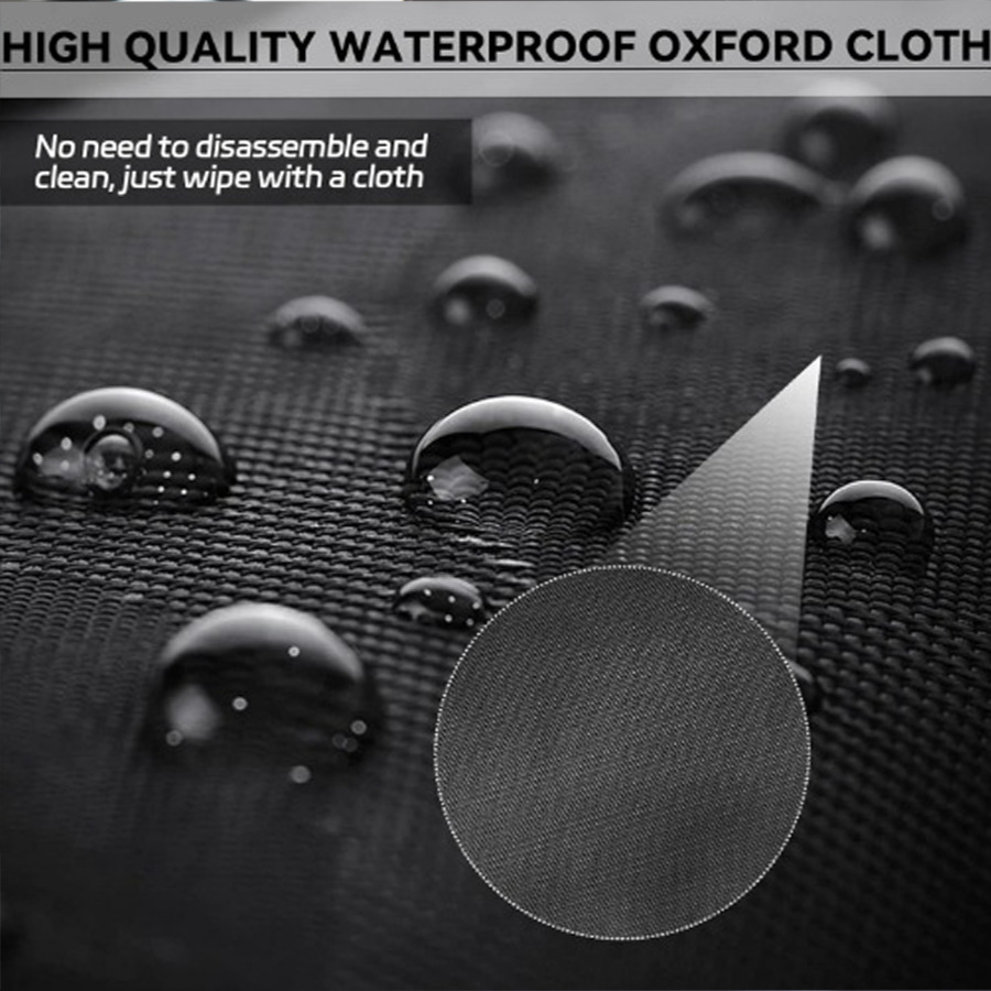Car seat back protection cover transparent anti-dirty cushion 420D waterproof Oxford cloth child anti-kick pad cross-border