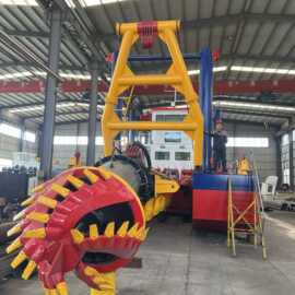 10寸小型抽沙挖泥船 山东厂家下挖深度绞吸式清淤设备 抽泥吸泥船