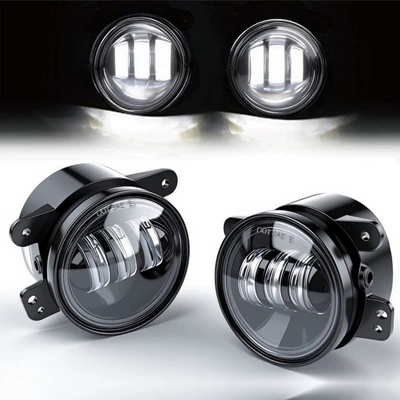 Cross-Border Car Led 4inch Two-Color Ön faralar - 4inch-white-light-without-aperture-single-price-please-click-on-a-pair