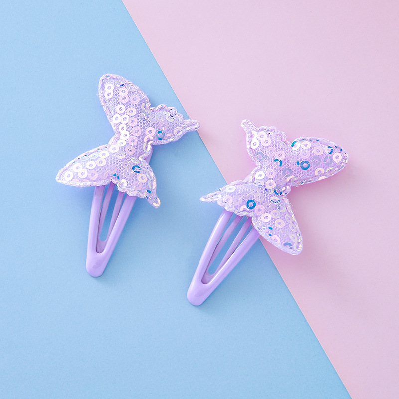 国境を越えて子供のかわいいアニメ蝶ベアー星王冠側縁クリップ髪クリップアクセサリー卸売り|undefined