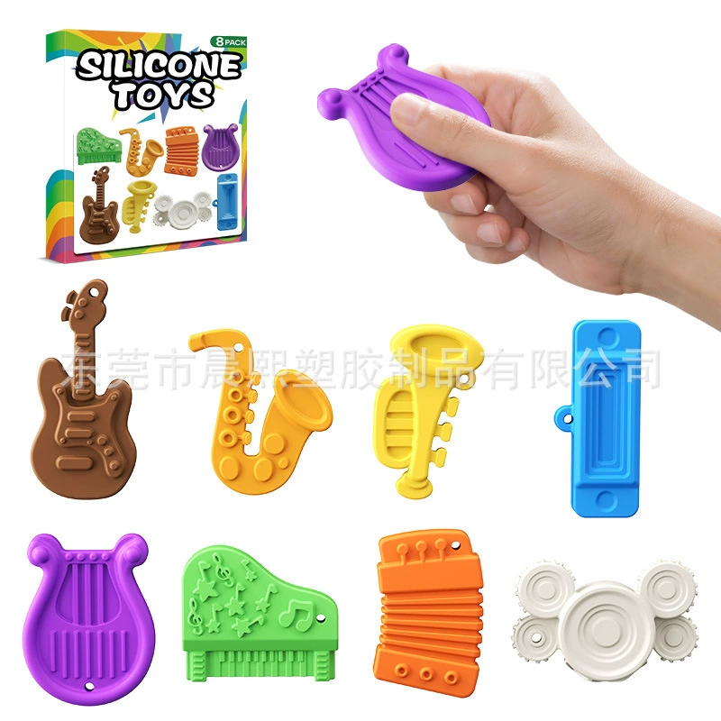Силиконовая мягкая игрушка для пальца, Amazon, антистресс