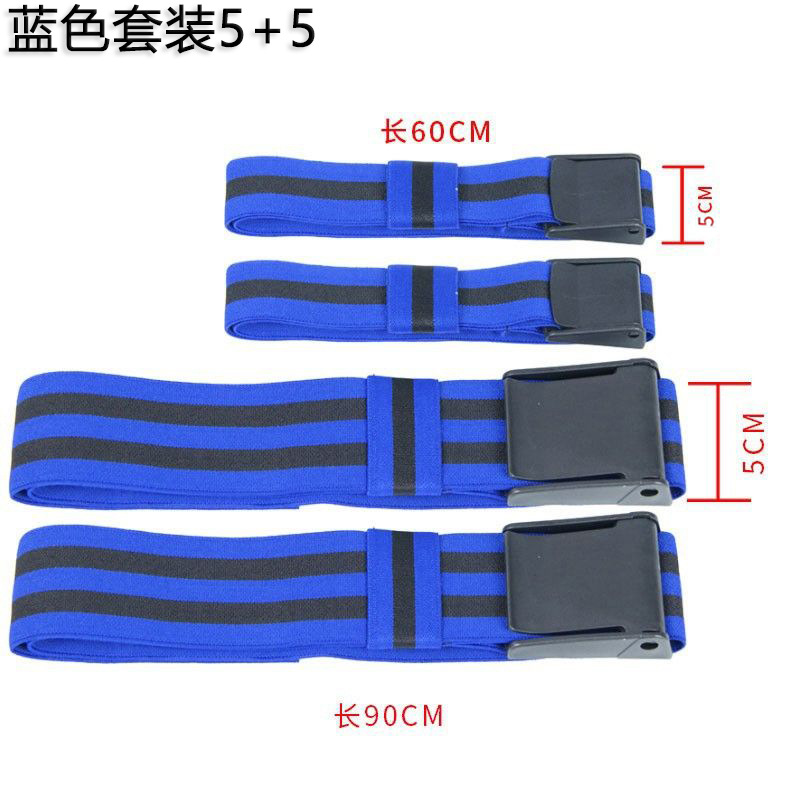 Correas de compresión para brazos para entrenamiento de restricción del flujo sanguíneo (BFR), bandas elásticas de compresión, correas musculares de compresión de fácil liberación, en stock.