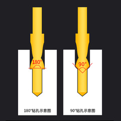 二級階梯鑽頭 M35含鈷不鏽鋼沉頭螺絲鑽頭麻花鑽沉孔鑽台階倒角鑽