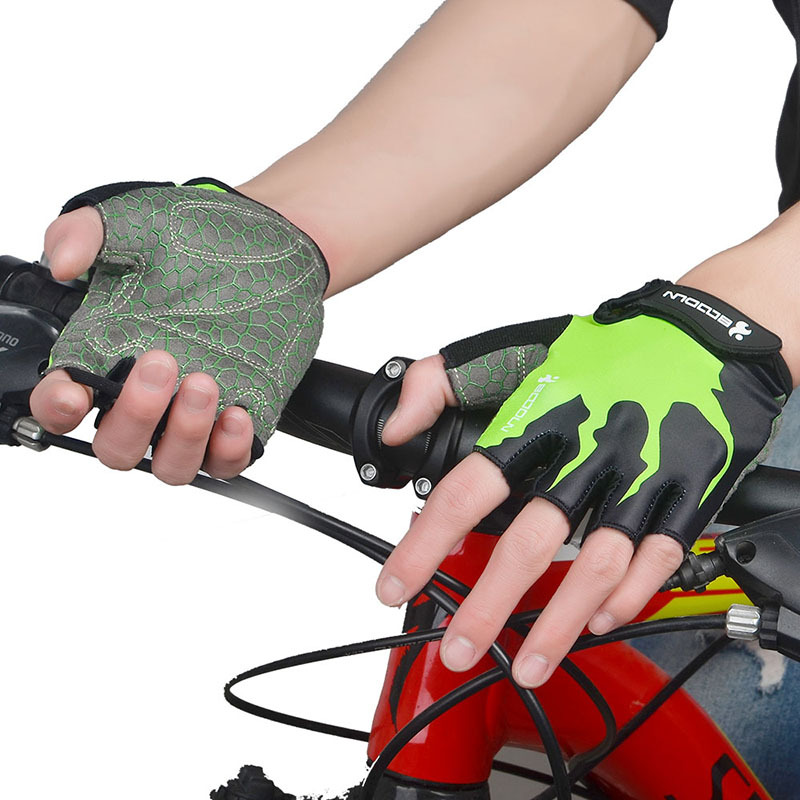 Wear-resistant breathable silicone non-slip gloves for gym