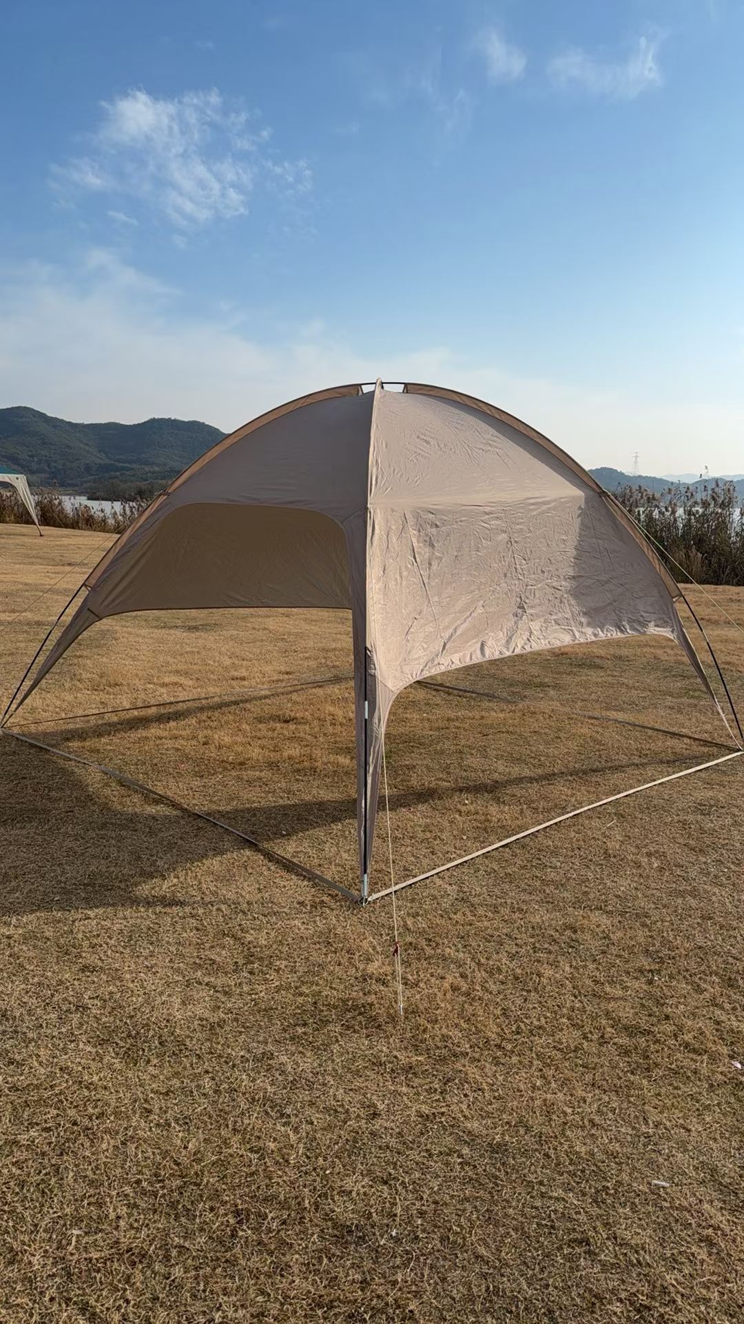 Forest Bee Dome Tent Sunshade Outdoor Camping Portable Windproof Rainproof Black Glue Sunshade Sun Protection Multi-Person Canopy