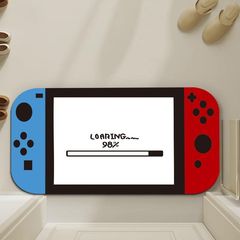 卡通遊戲機硅藻泥地墊浴室吸水防滑腳墊衛生間門口耐髒易打理墊子