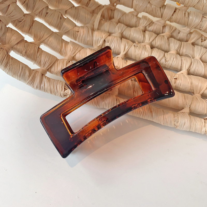 13cm Volumen de pelo clip de tiburón grande clip de pelo cuadrado de nuevo cabeza clip de pelo tocado updo clip de pelo chica