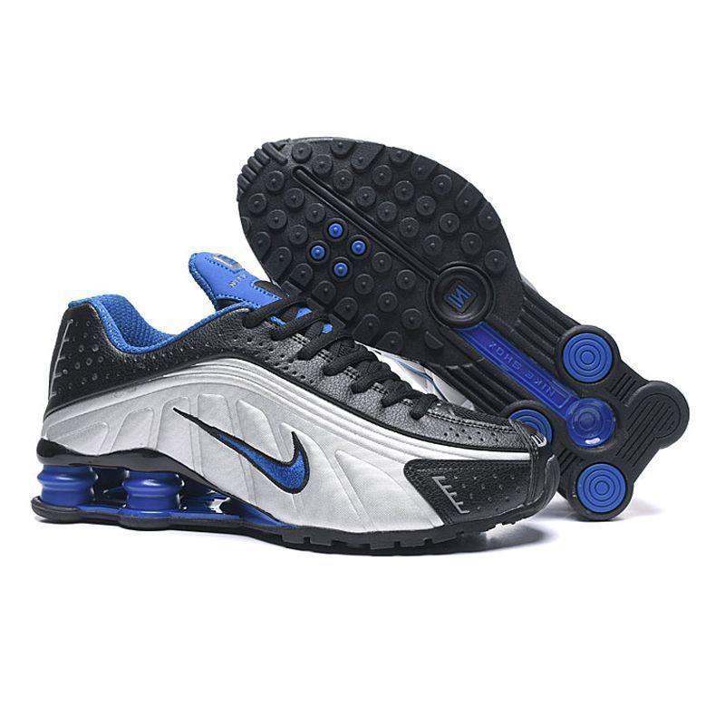 SHOX/R4NIKE 고품질 블랙 그레이 블루