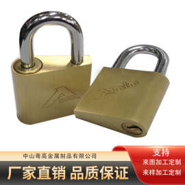 工业安全挂锁户外锁具单开铜挂锁单车防盗锁大门锁仓库大铁门锁具