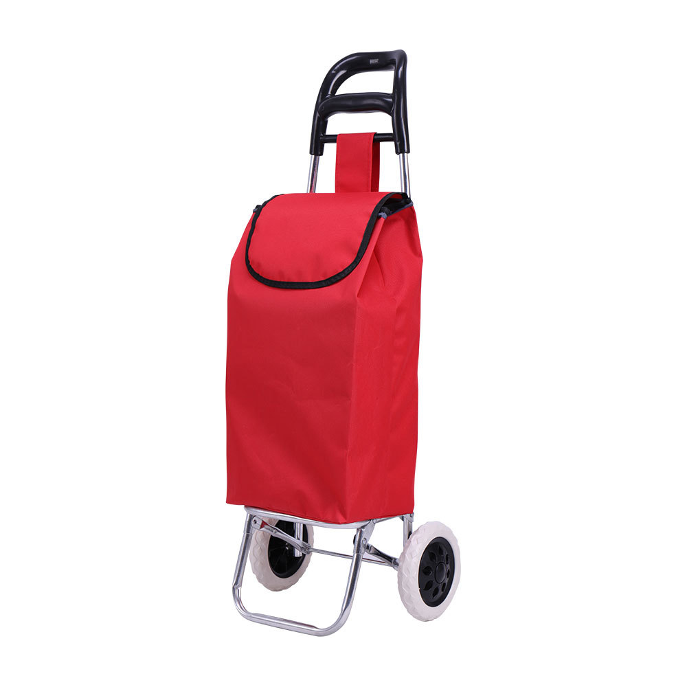 Carrito de Compras Plegable de Hierro Plegable para Compras Domésticas