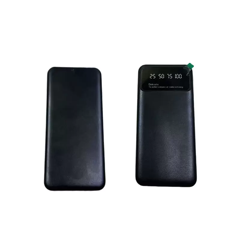 1万大容量可充锂电池源头厂家1超薄快充黑色带英文包装