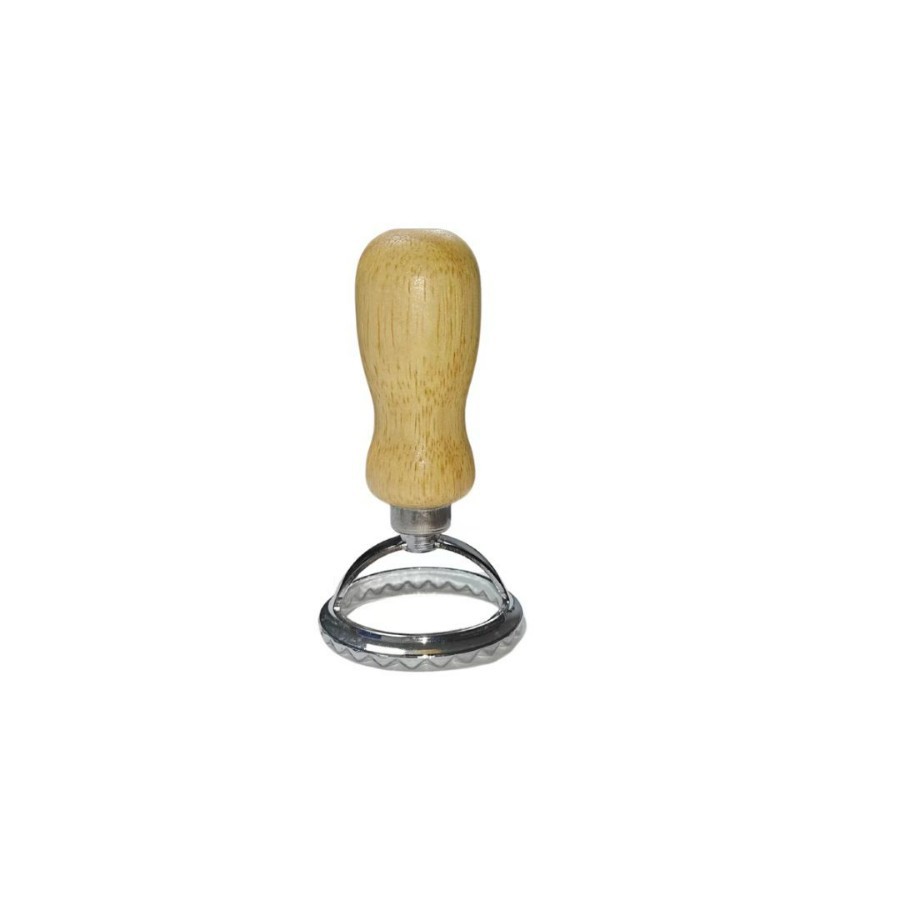 utensilios de cocina de aleación de zinc domésticos pequeños moldes de galletas en relieve circulares prensador de horneado