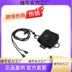 キーバッグ バリスティックナイロン ミニ AirPods ヘッドフォンバッグ ハンギングネック ウエストペンダント