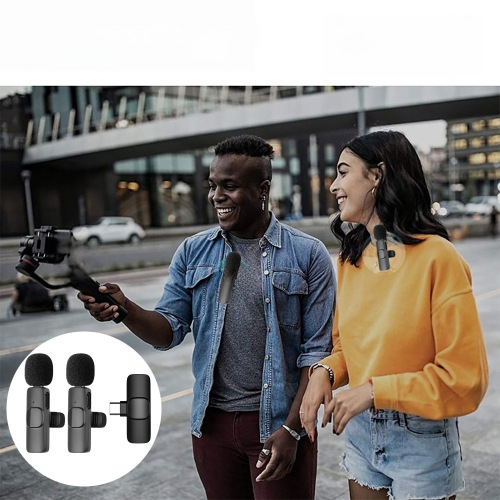 Cross-border K9 wireless lapel microphone, mobile live streaming lapel wireless mini microphone outdoor live streaming