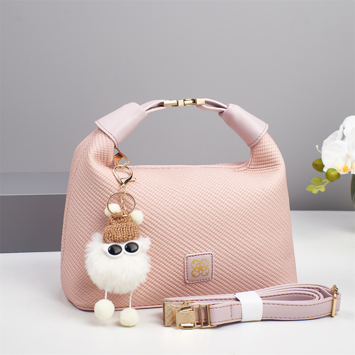 Bolso bolso lindo bolso de hombro colgante bolso de mujer de textura de color sólido bolso de mensajero de alta calidad de comercio exterior bags