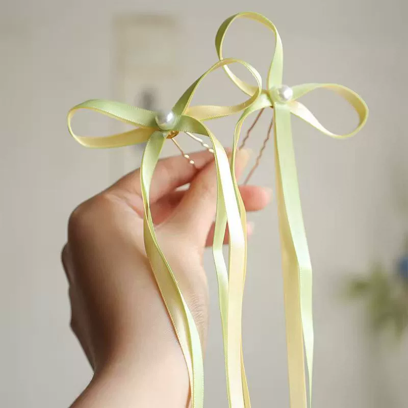 Hair accessory, red festive hairgrip