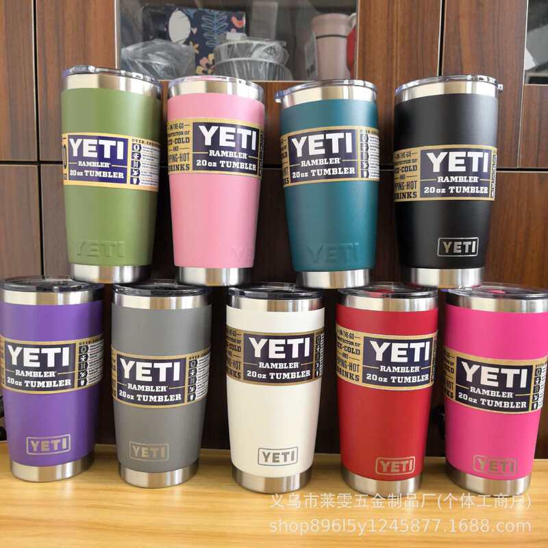 New 20oz Yeti Style Car Cup, 304 Stainless Steel Vacuum Insulated Cup, Large Capacity Portable Cold-Keeping Cup New 20oz Yeti Style Car Cup, 304 Stainless Steel Vacuum Insulated Cup, Large Capacity Portable Cold-Keeping Cup