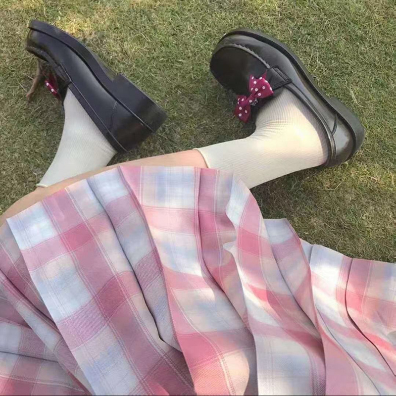 작은 천색 스커트 + 어울리는 나비넥타이#뜨거운 판매 42cm