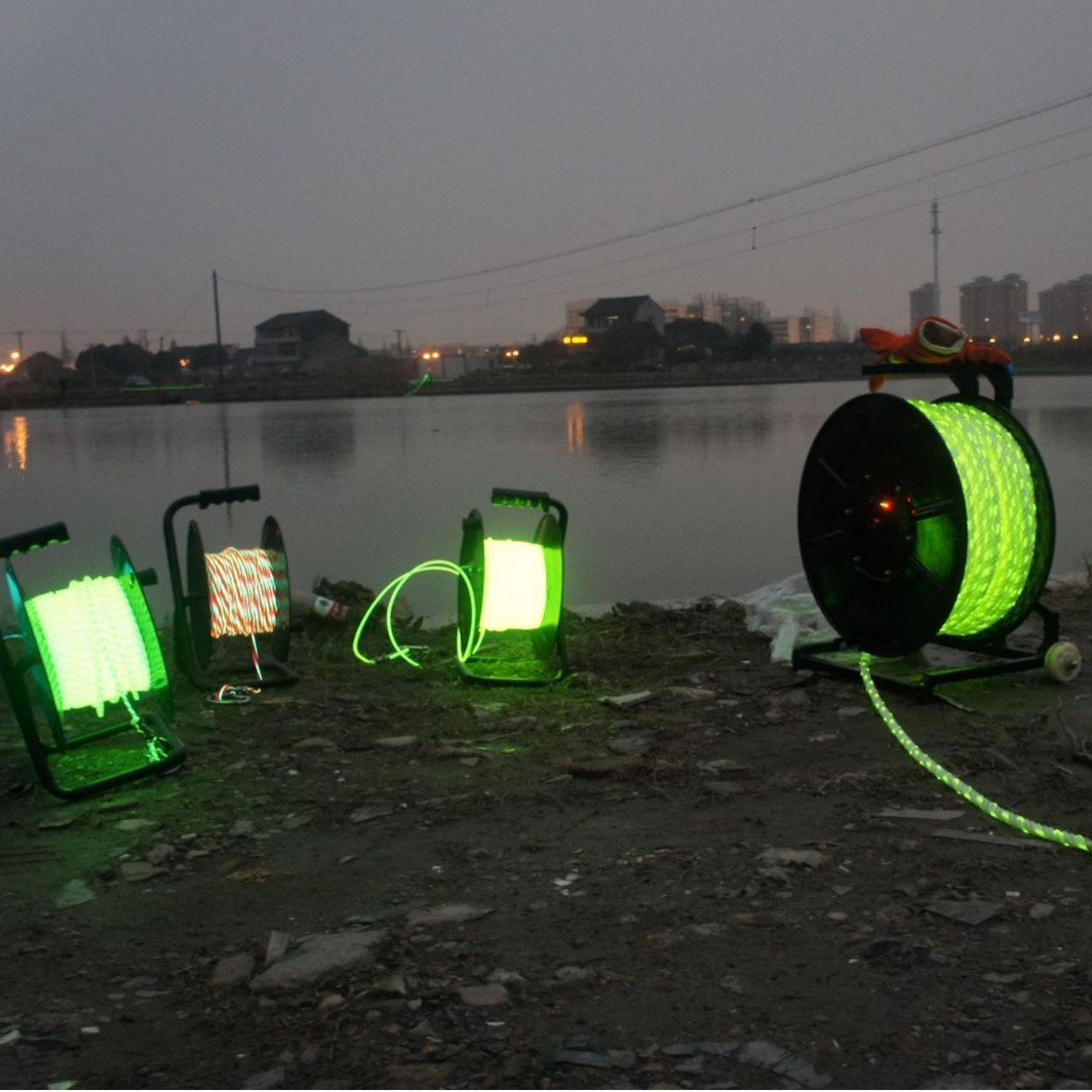 国标认证消防救生照明线专用EL带钢丝发光线冷光线