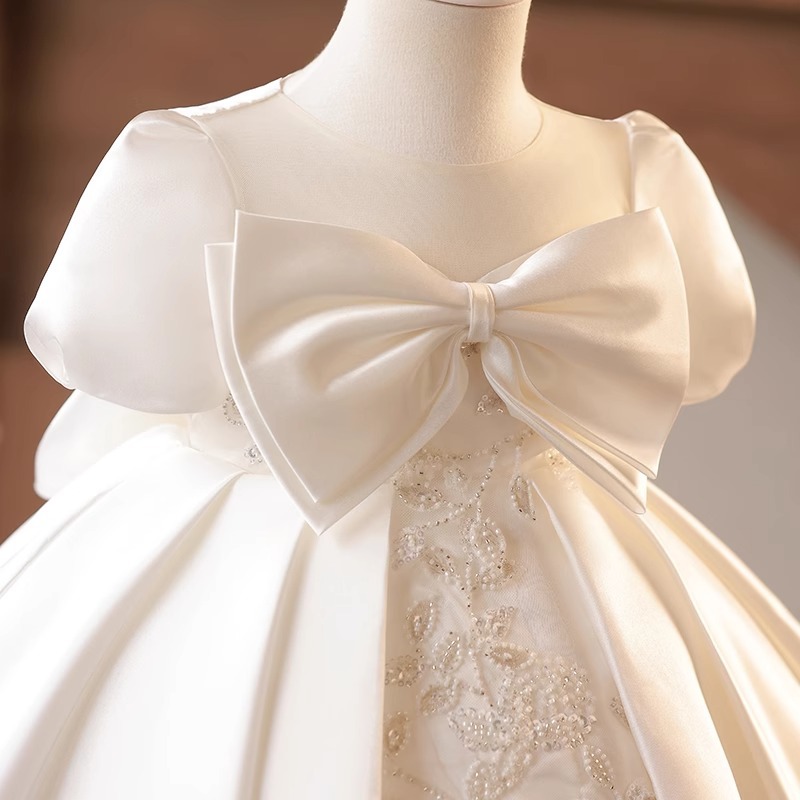Fashionable small princess costume, piano performance costume, flower girl dress 3