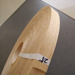 Direct selling natural solid wood Fraxinus mandshurica edge banding veneer paste firm thick 50-200 silk paint-free UV specifications