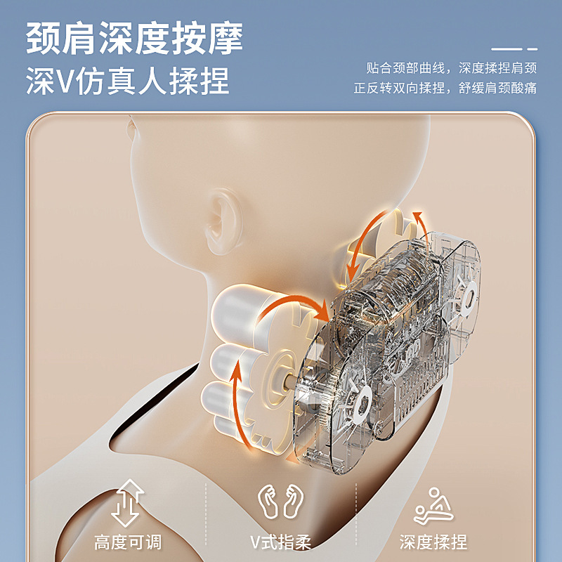 マッサージ器肩頚椎ウエスト背中自動多機能揉み椅子家庭用マッサージ器知能クッションマットレス|undefined