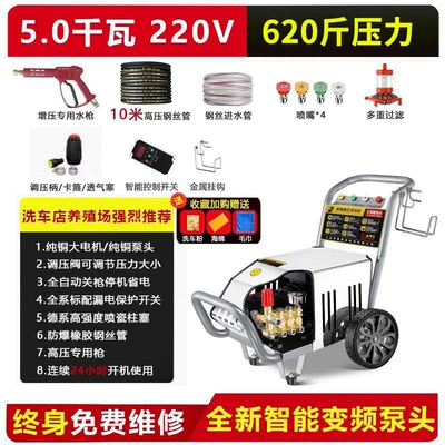 Black Cat Pressure Car Washing Car washing machine - duoduo-straight-hair-black-cat-9999w-5kw220v-310kg-pressure-10m